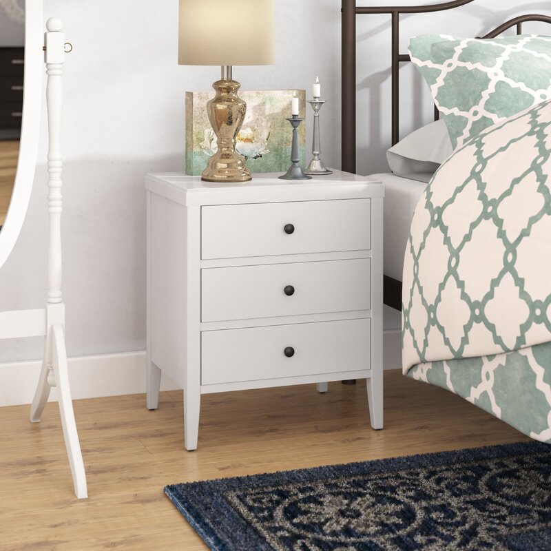 Rushville wood nightstand – A stylish and functional furniture piece, perfect for any modern home.