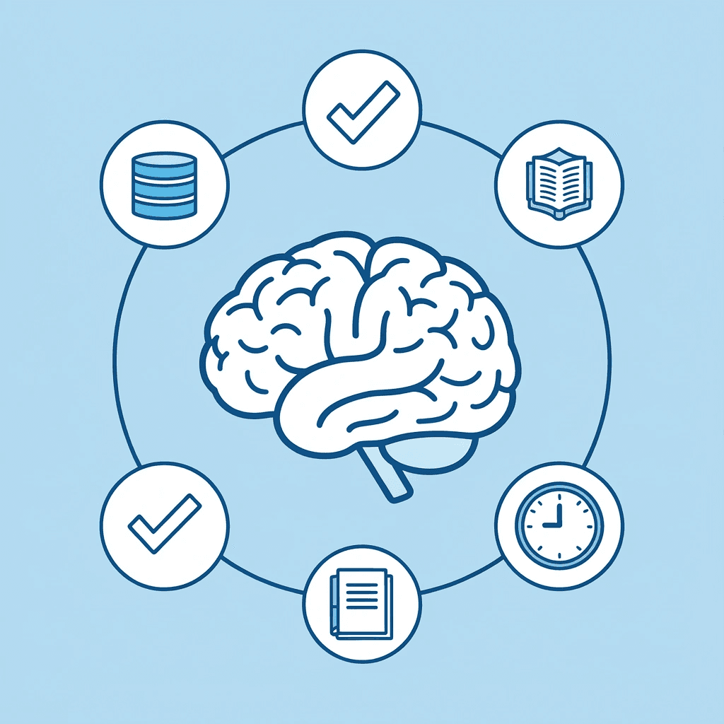 Central preschool assessment connected to four development areas: language, social-emotional, problem-solving, and physical skills