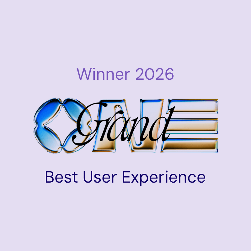 Winner 2026, Grand One, Best User Experience