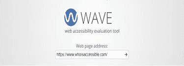 wave website homepage