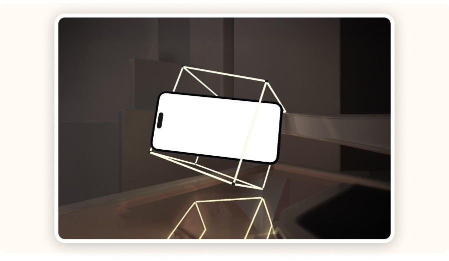 Smartphone and lightbox