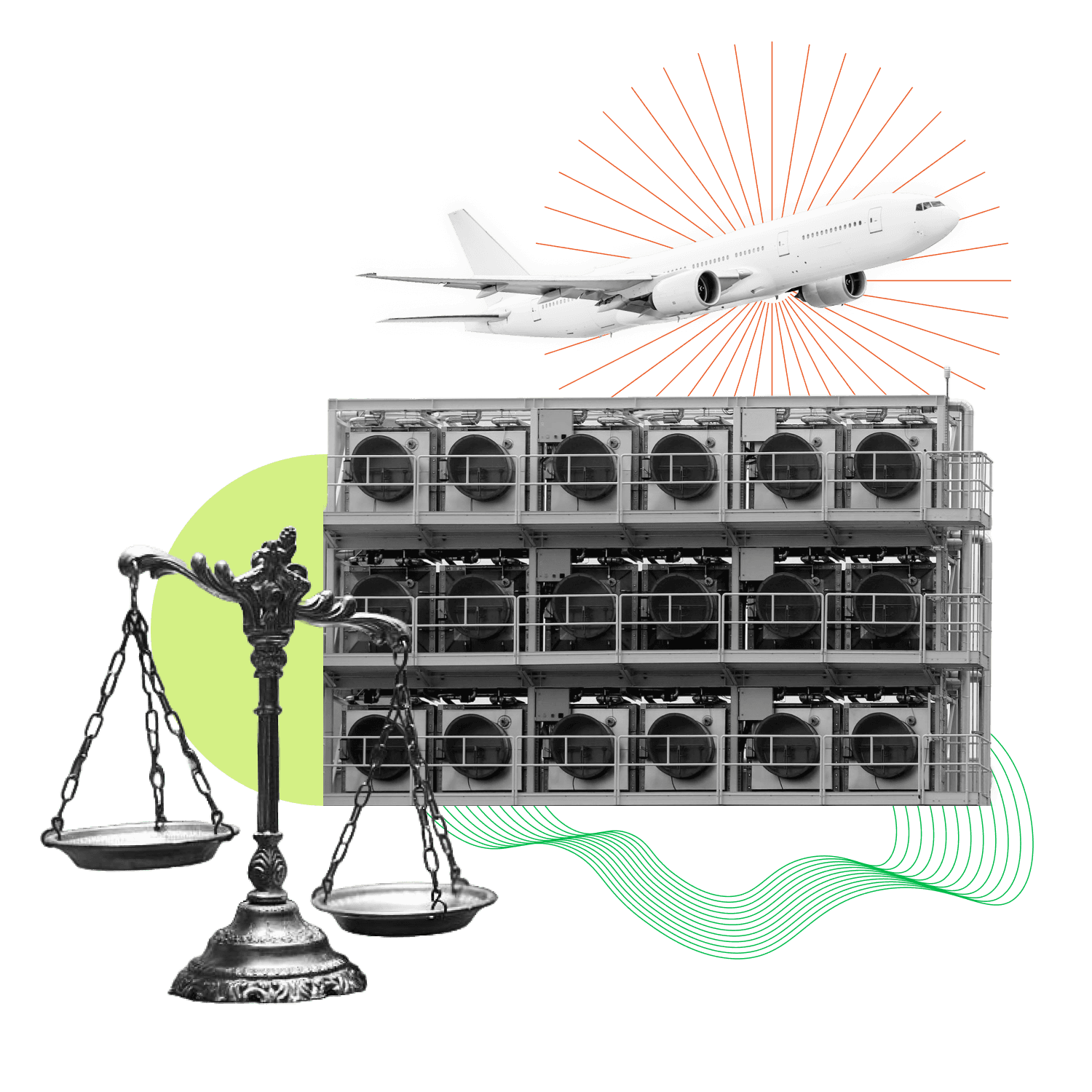 Collage-style illustration representing a variety of expertise