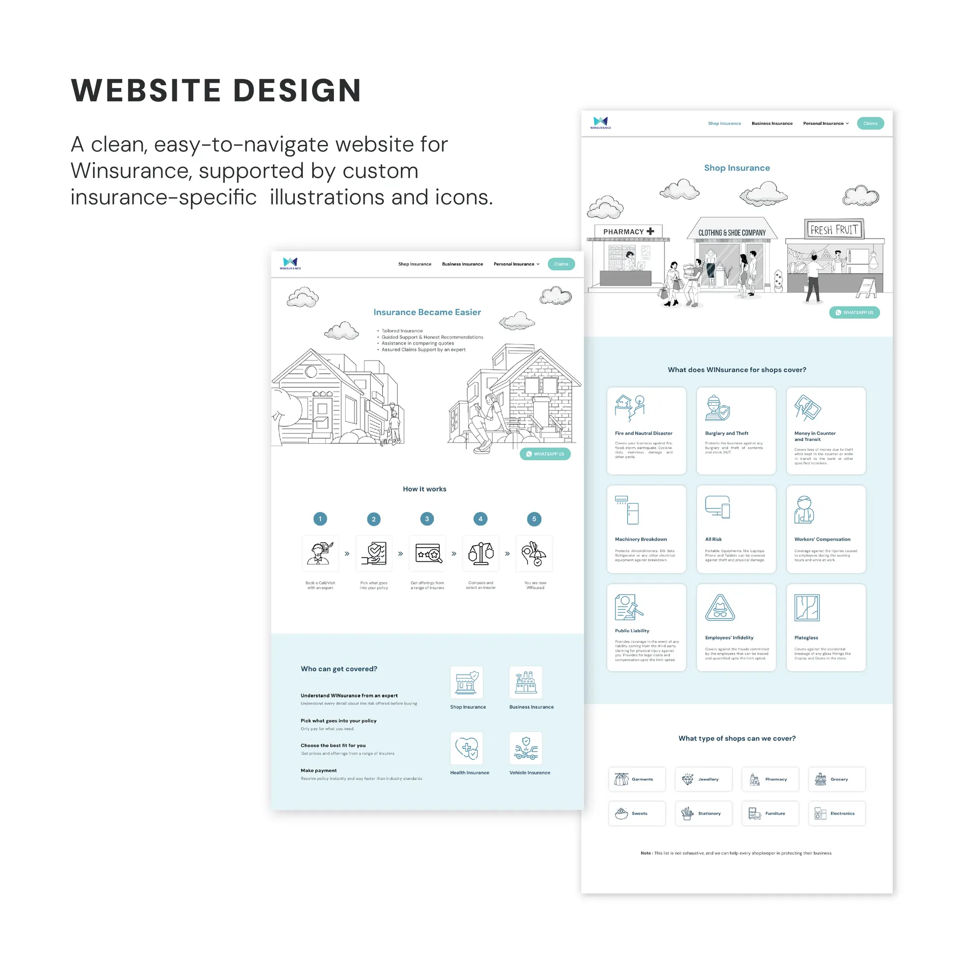 Website design for Winsurance