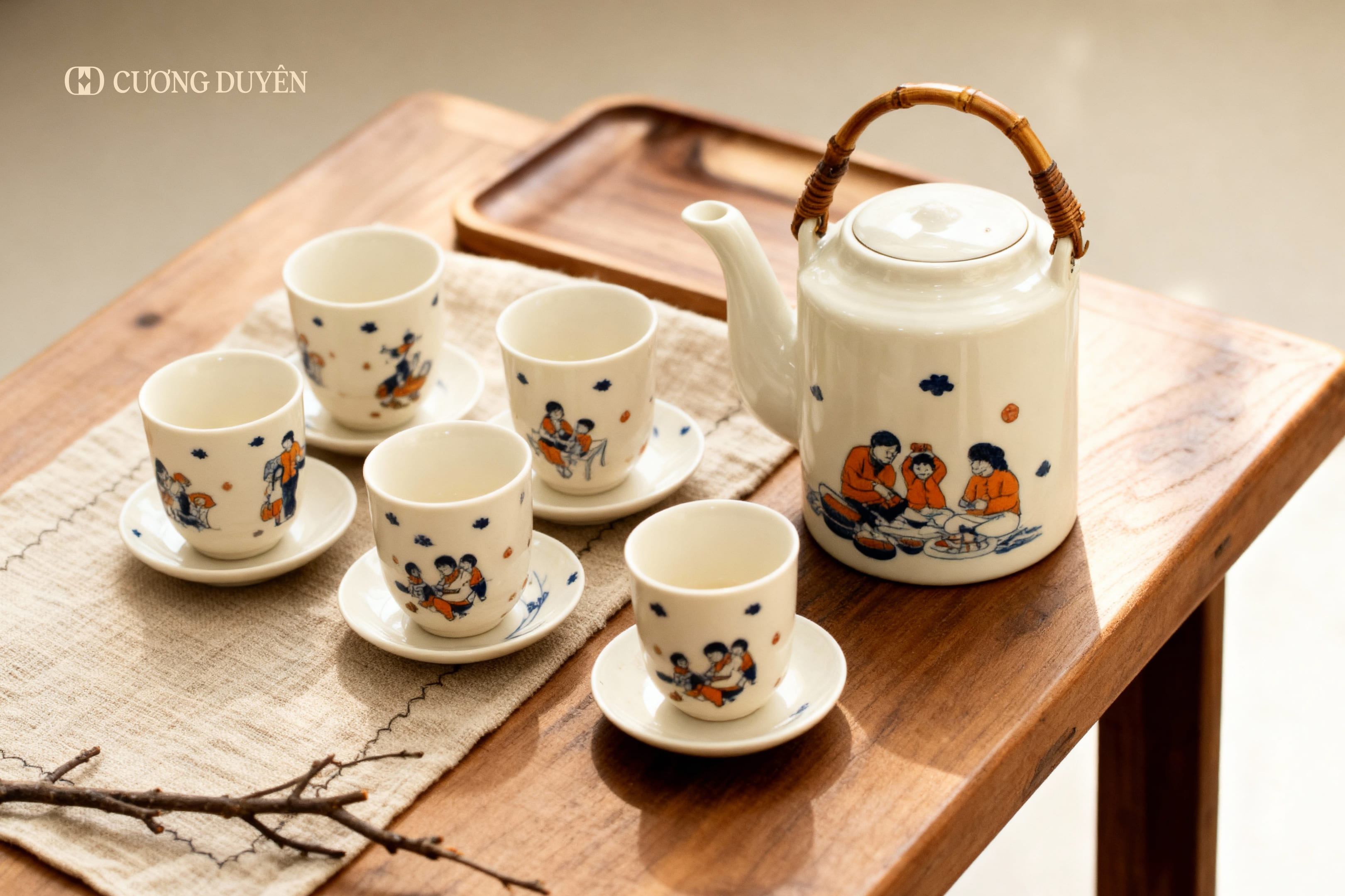 cách kết hợp gốm sứ trong thiết kế nội thất