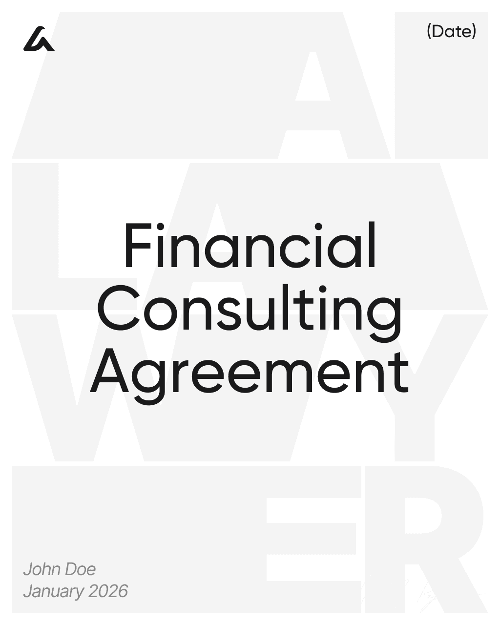 Financial Consulting Agreement
