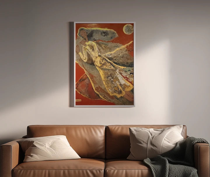 premium art poster and canvas prints, with originals available, from QART , of the artwork " Full Moon "