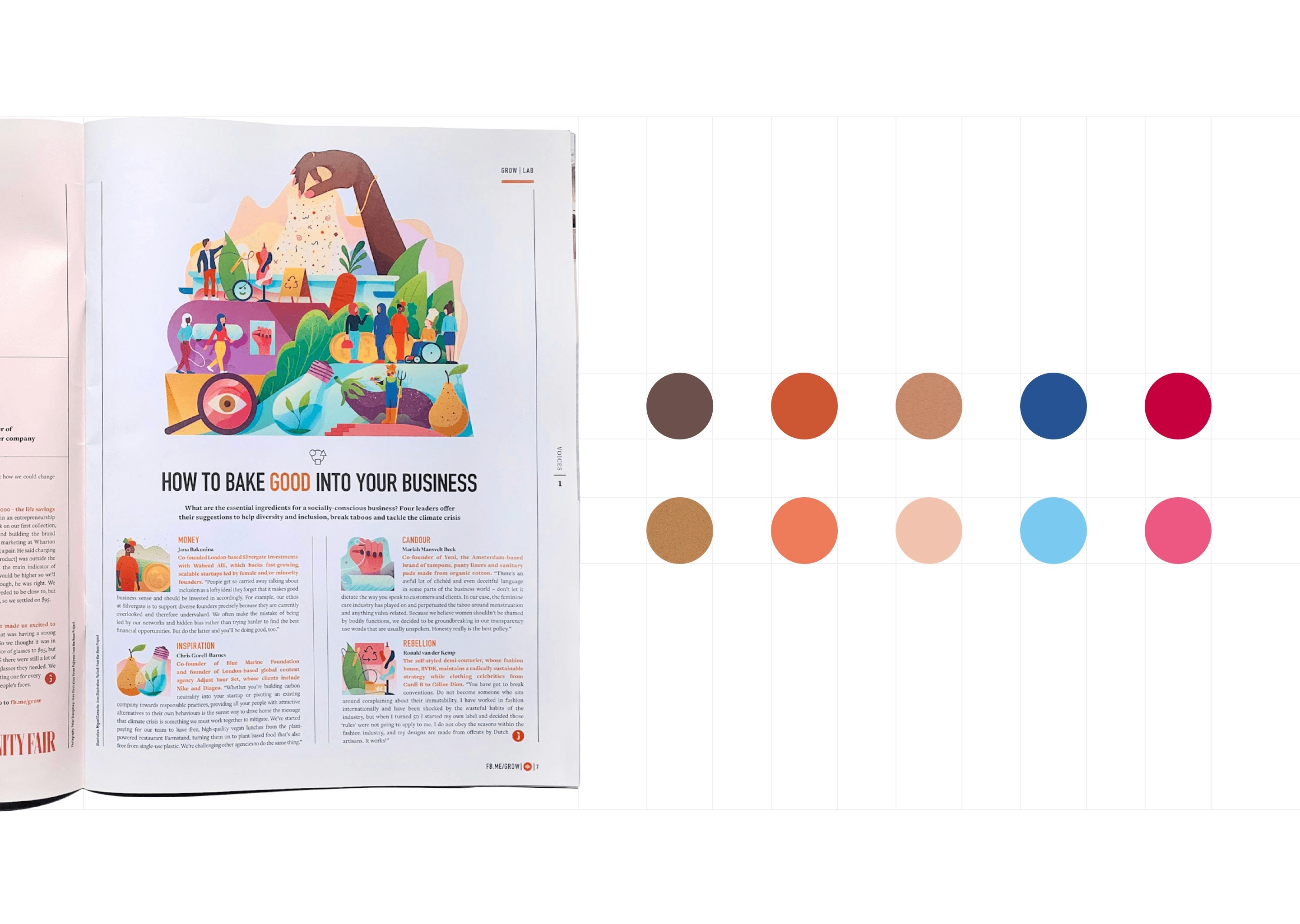 book and colors