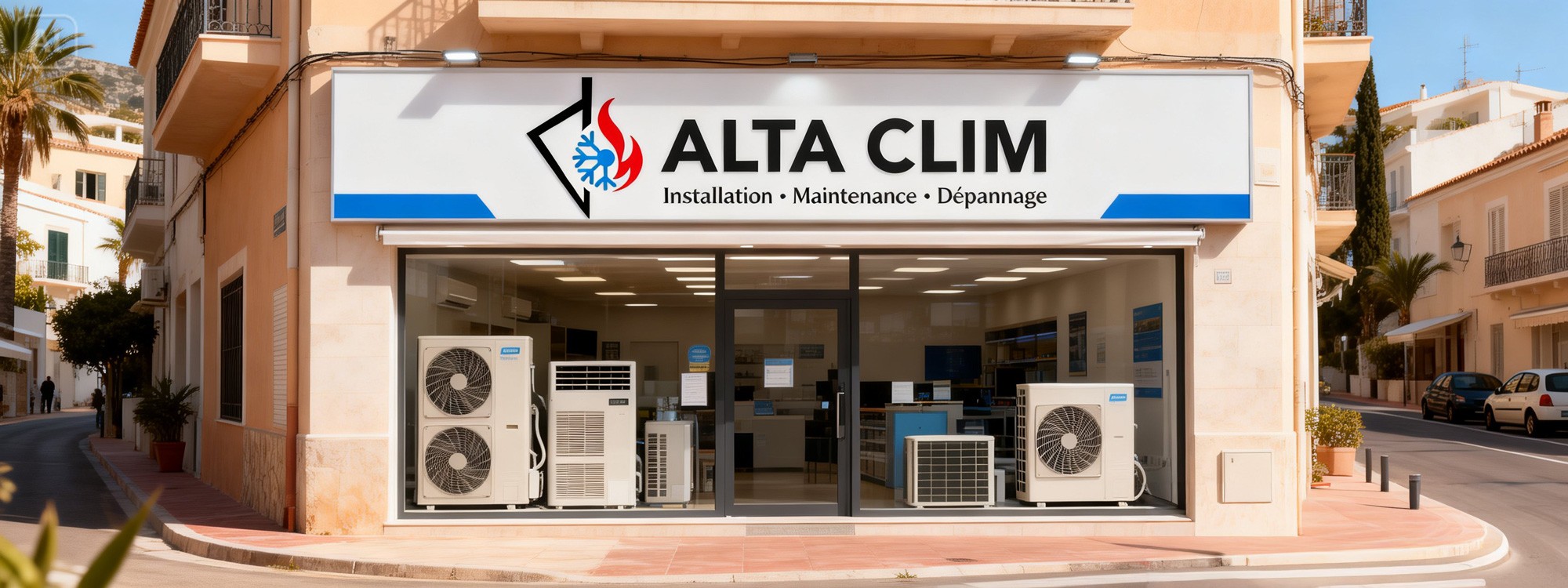 devanture magasin alta clim