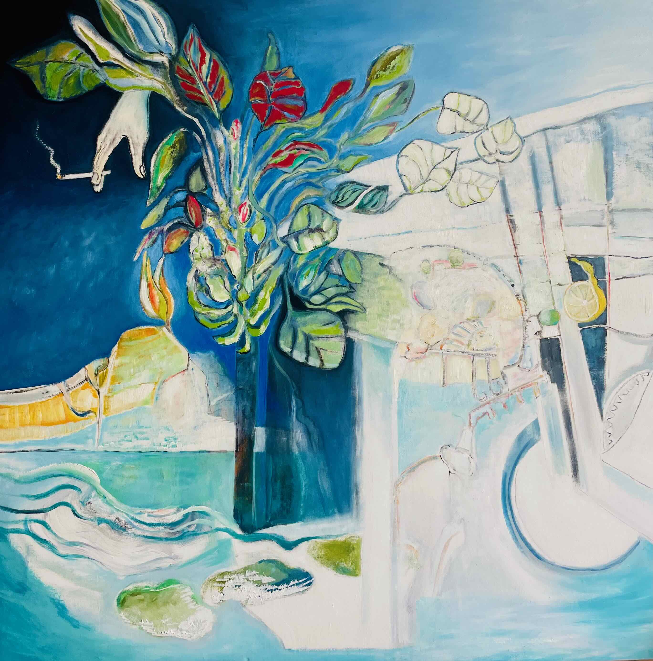 Ce qui ce presente | olieverf op canvas | 190x130 cm