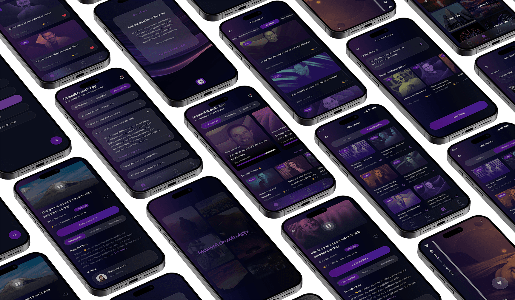 App Screen with open sidebar