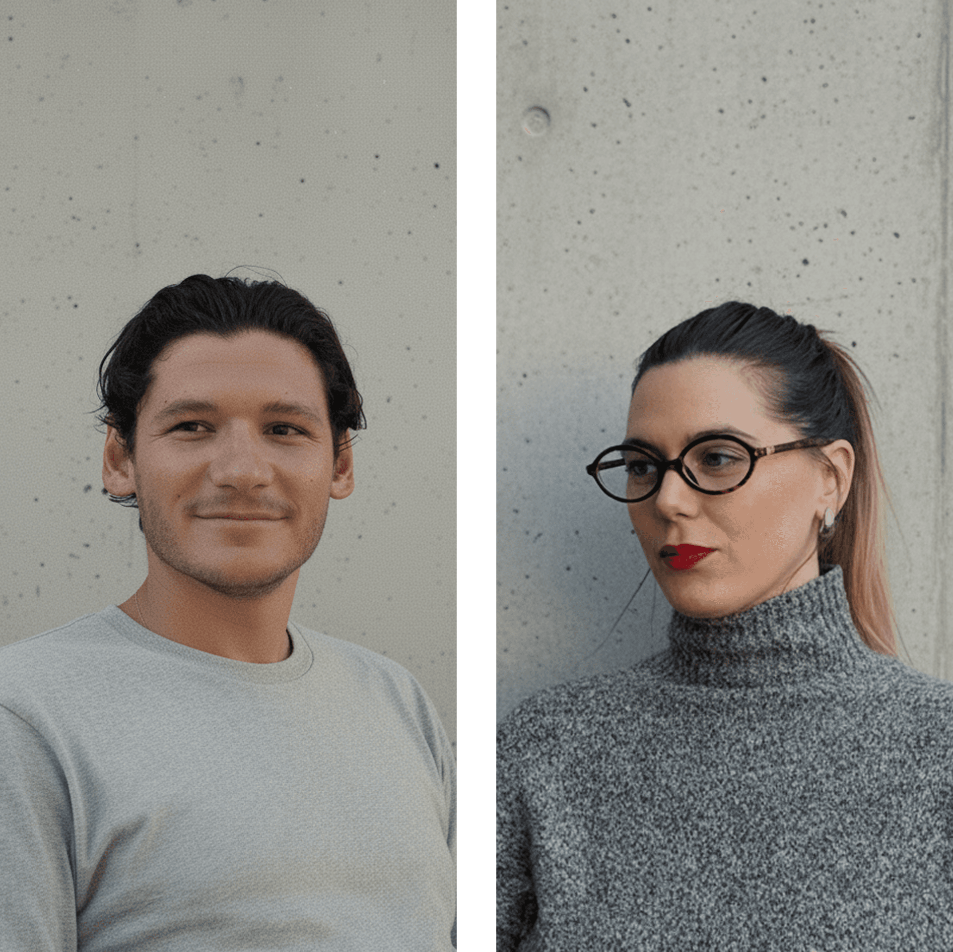 Modern buildings with dark wooden facades and large windows under a cloudy sky. The sunlight casts a soft glow, creating a serene, minimalist tone.