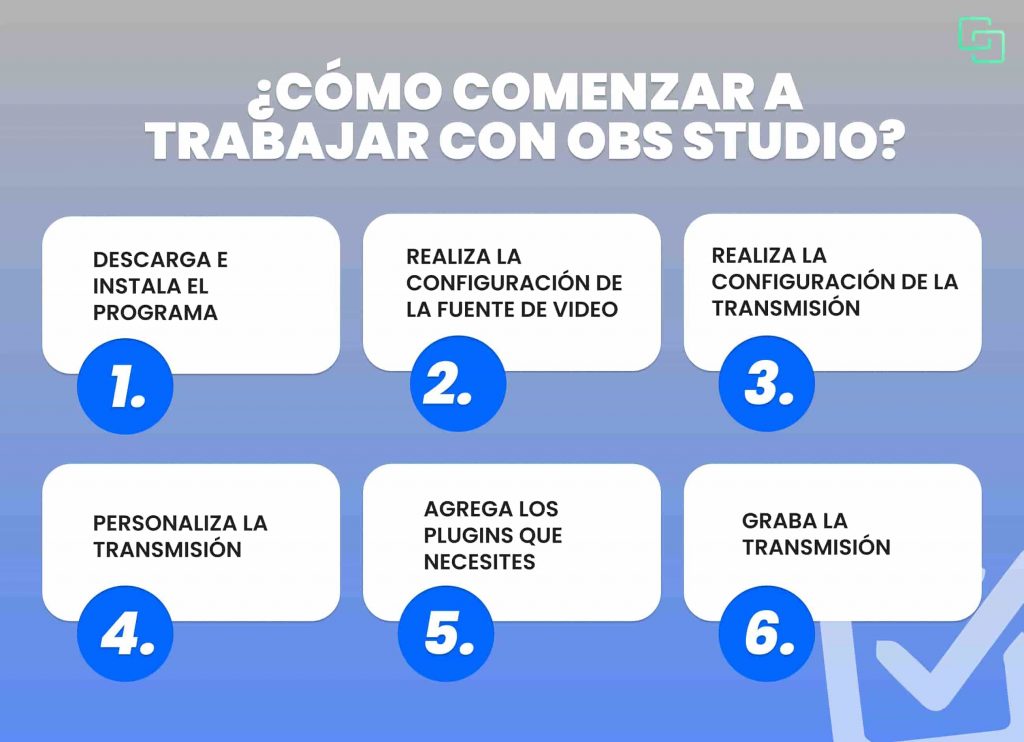 Cómo comenzar a trabajar con OBS Studio