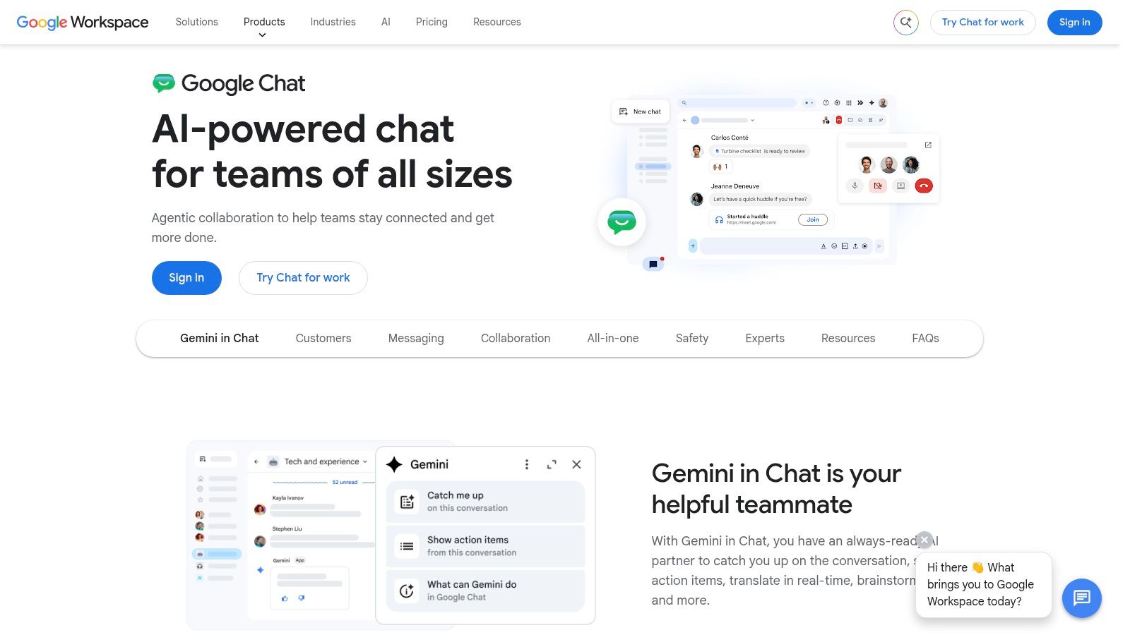 Google Workspace (Google Chat and Spaces)