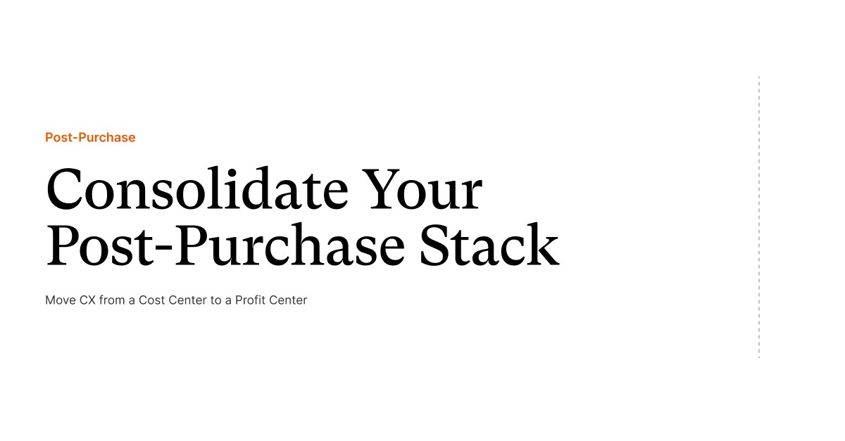 Onward - Consolidate your Post-Purchase Stack