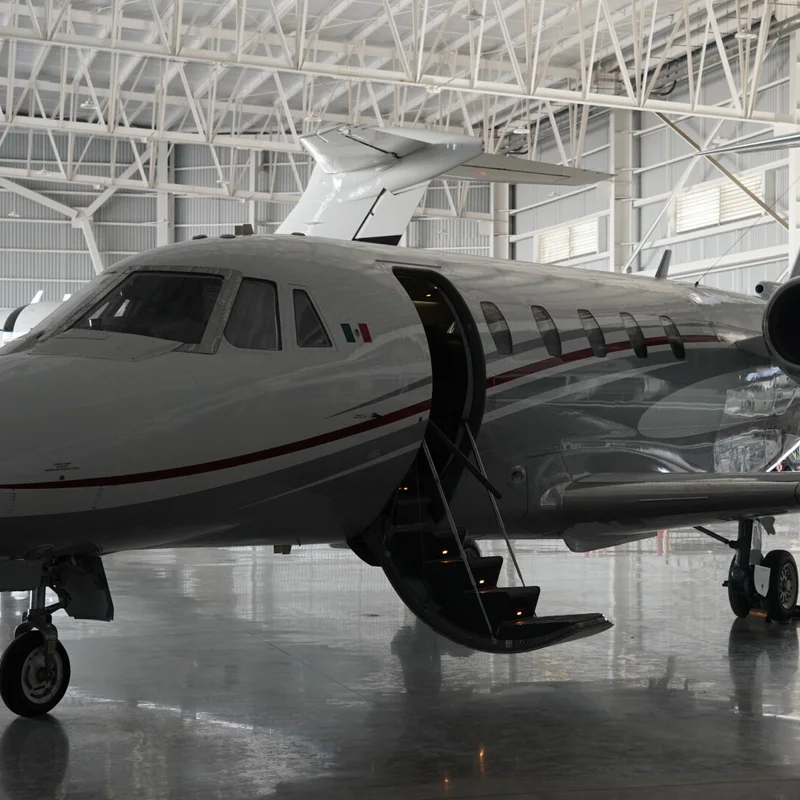 Black cosmetic product bottle against a dark background