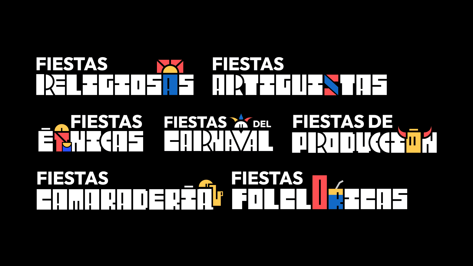 Logos Fiestas