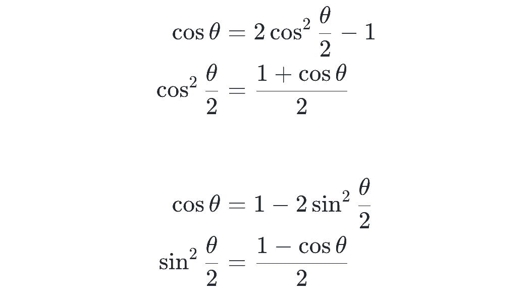半角の公式の証明
