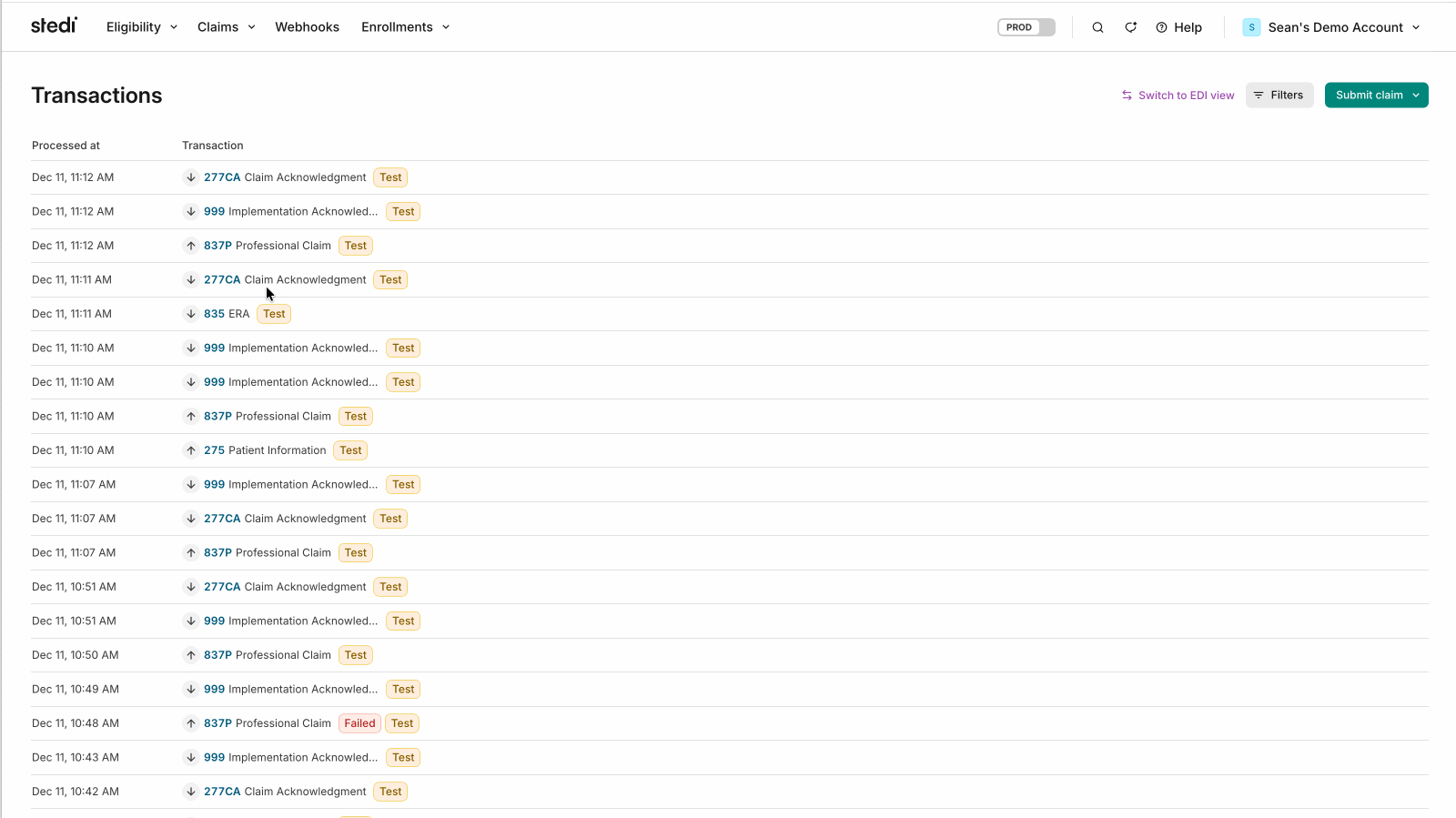 Download 835 ERA PDF without Stedi logo