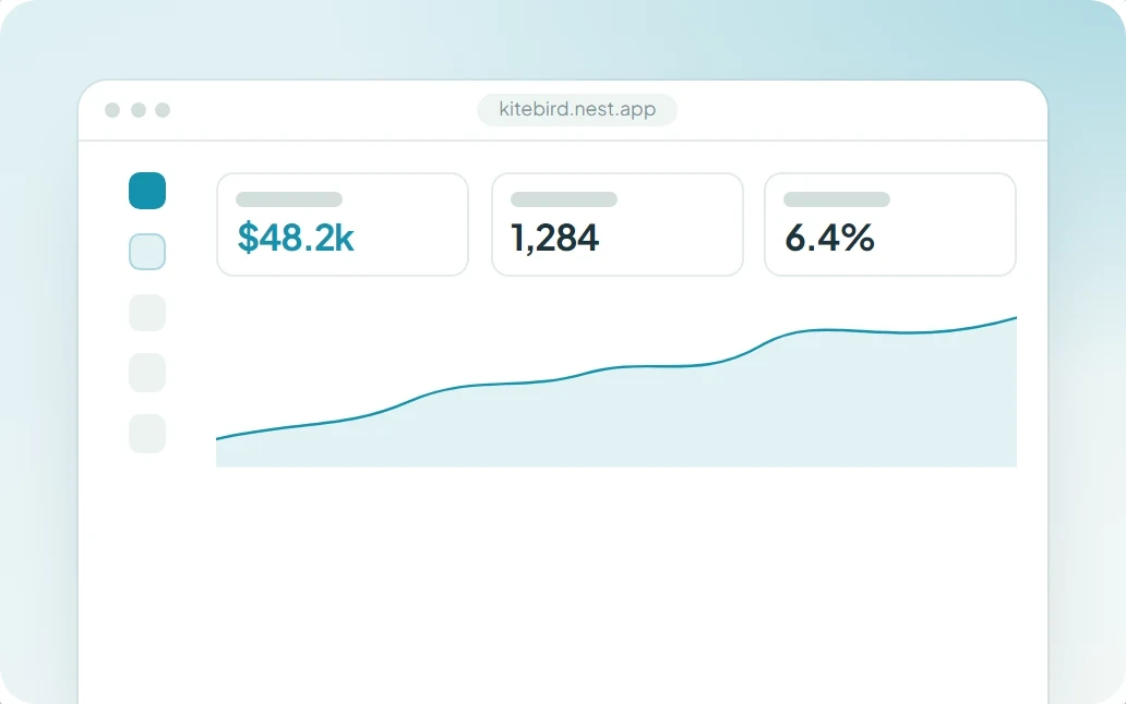 Kitebird app preview