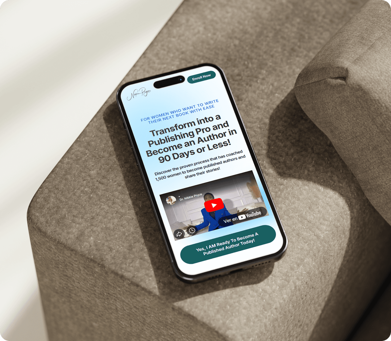 Visual mockup of the Studhom website