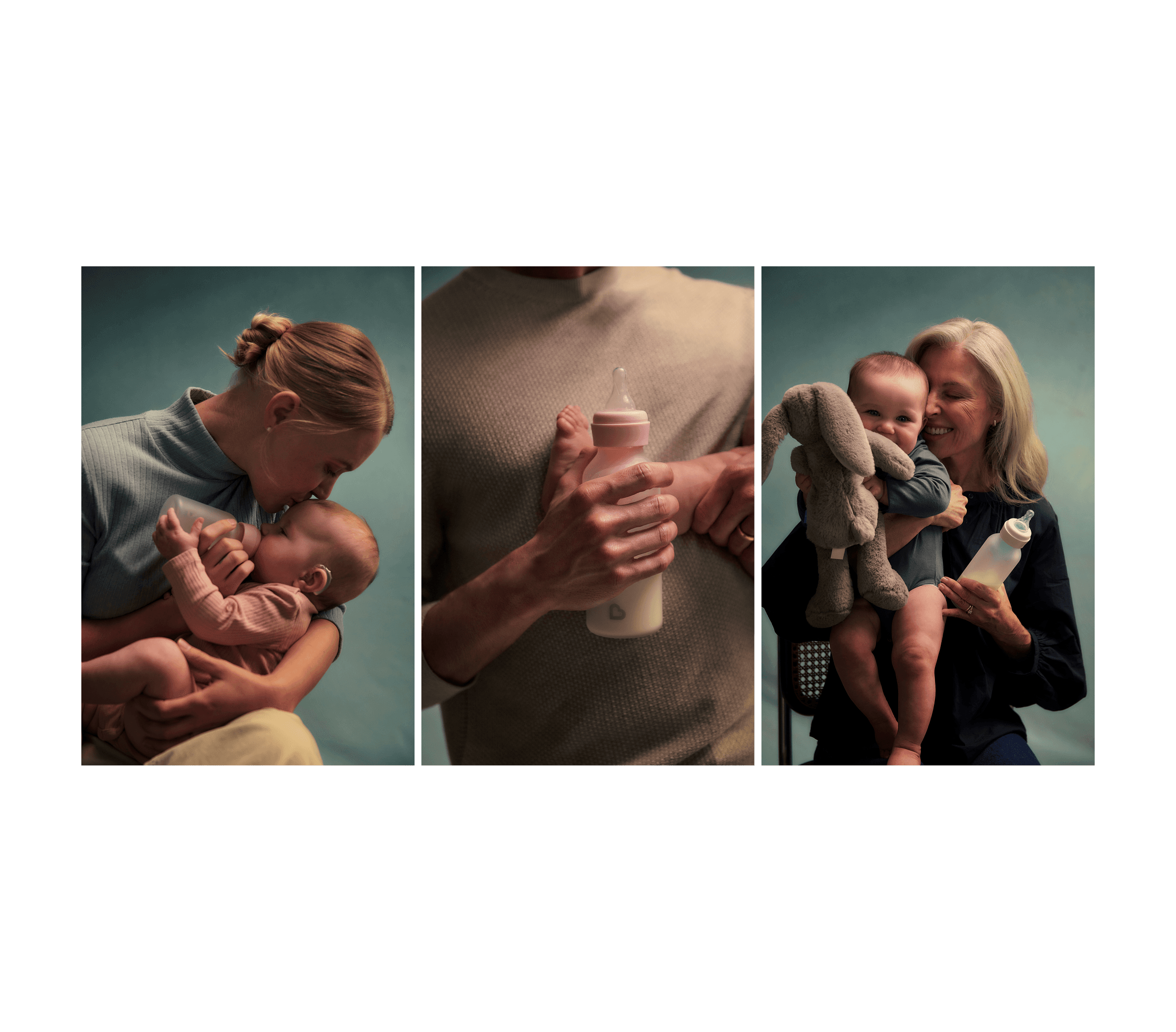 Girl siping from can