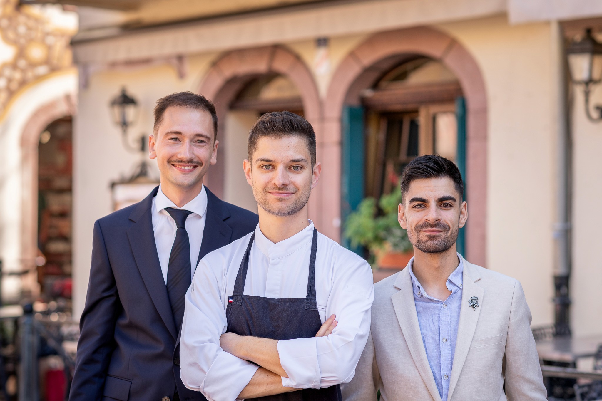 Main dining area with warm lighting and modern decor.