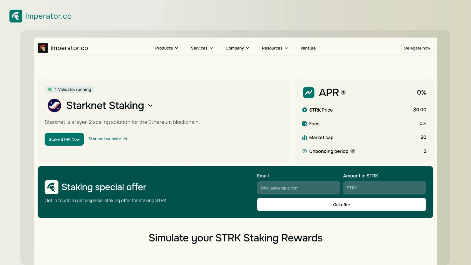 starknet staking