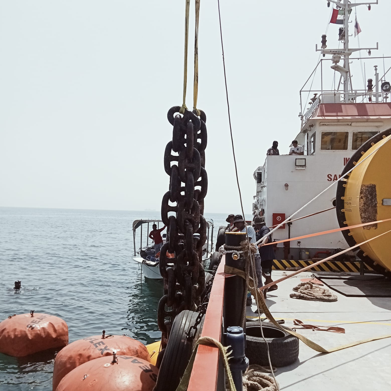 photography of two persons underwater
