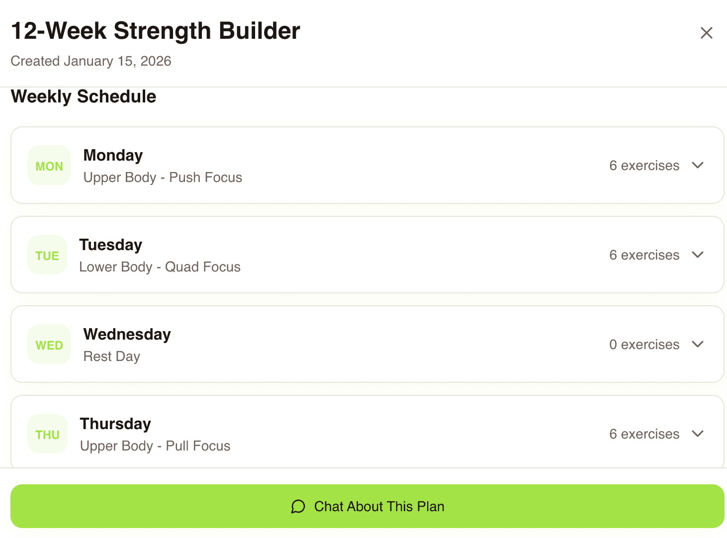 ai personal trainer app
