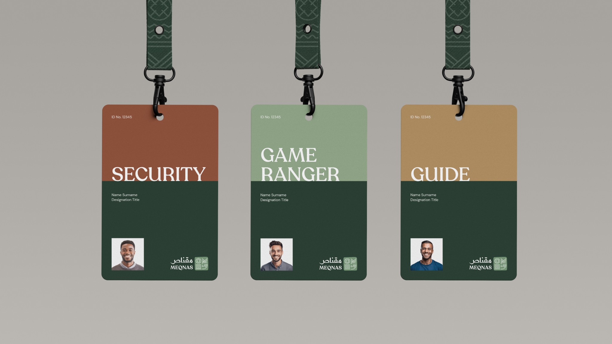 Meqnas PIF Branding ID Card Badges