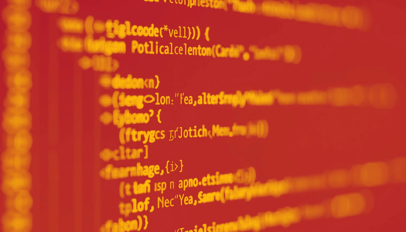 Close-up view of a messy code snippet illustrating poor AI development practices