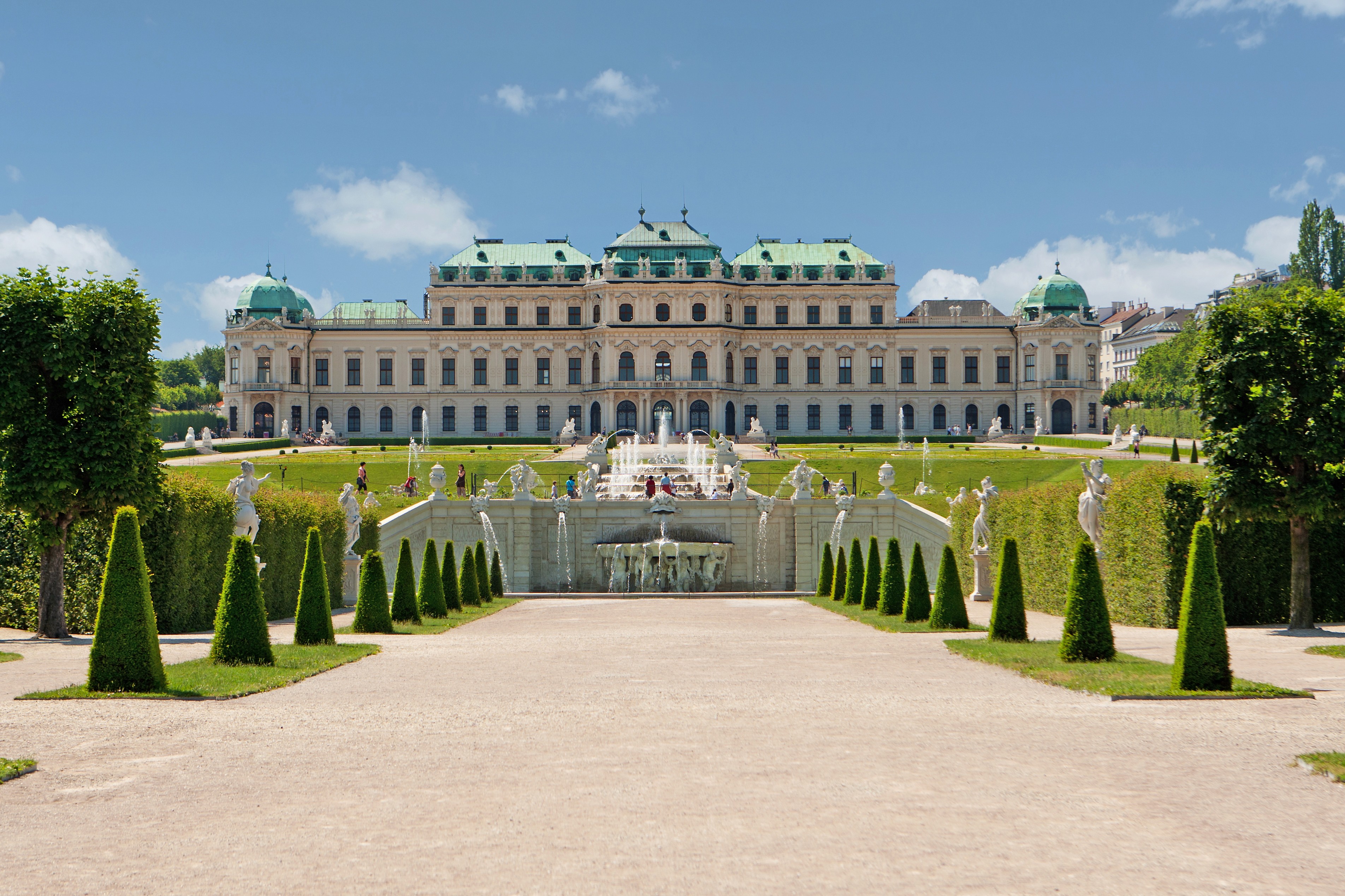 The Belvedere Palace in Vienna