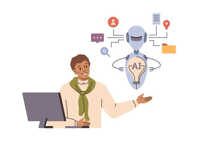 A visual representation of agentic AI in action, showcasing its capabilities.