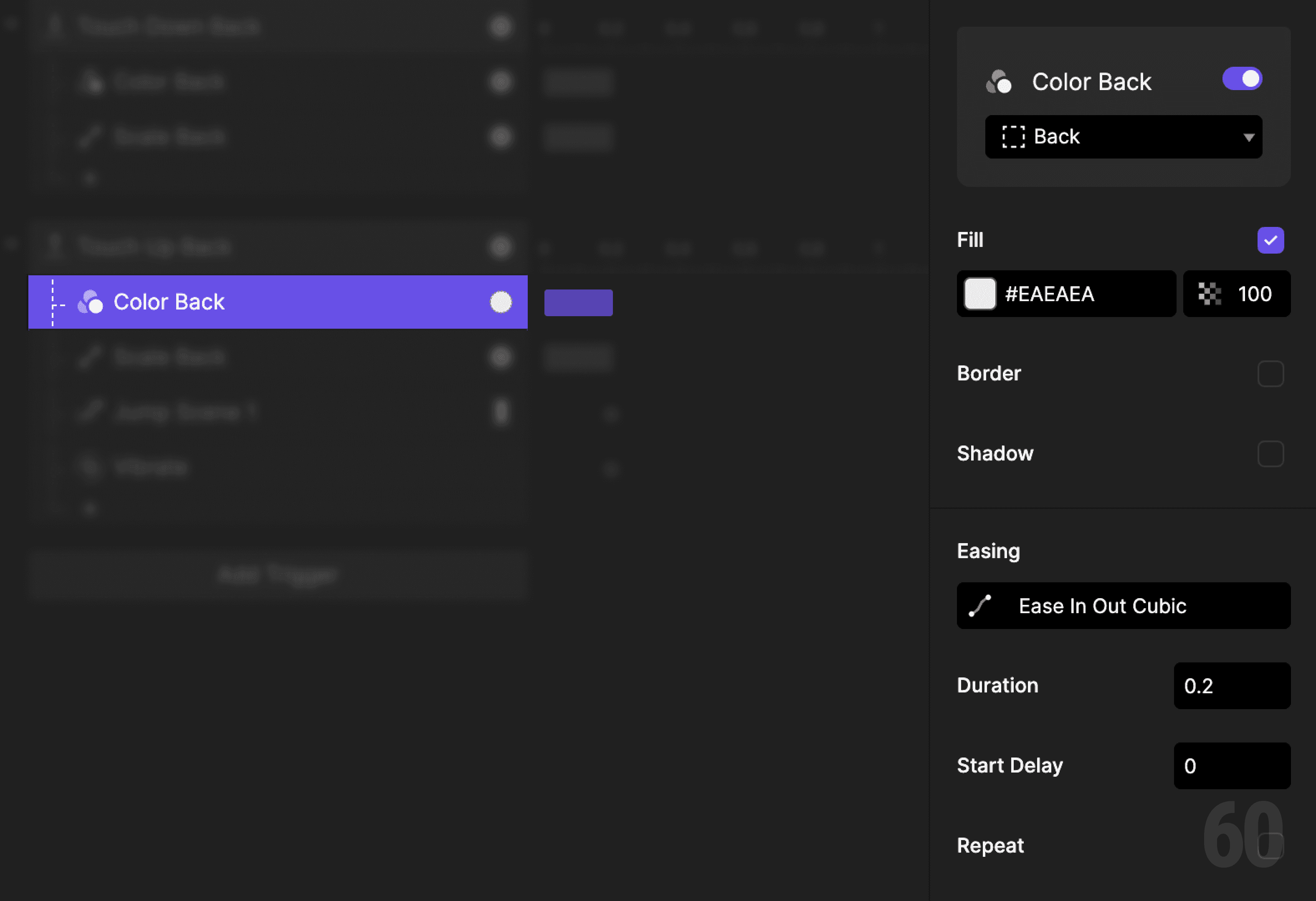 This is a screenshot of Step 13: Restore back button color.