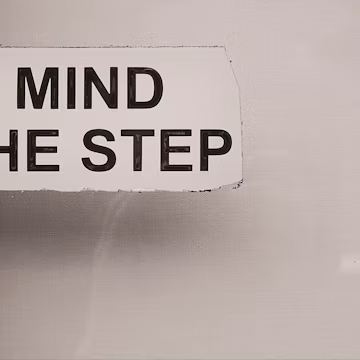 Mind The Step signage