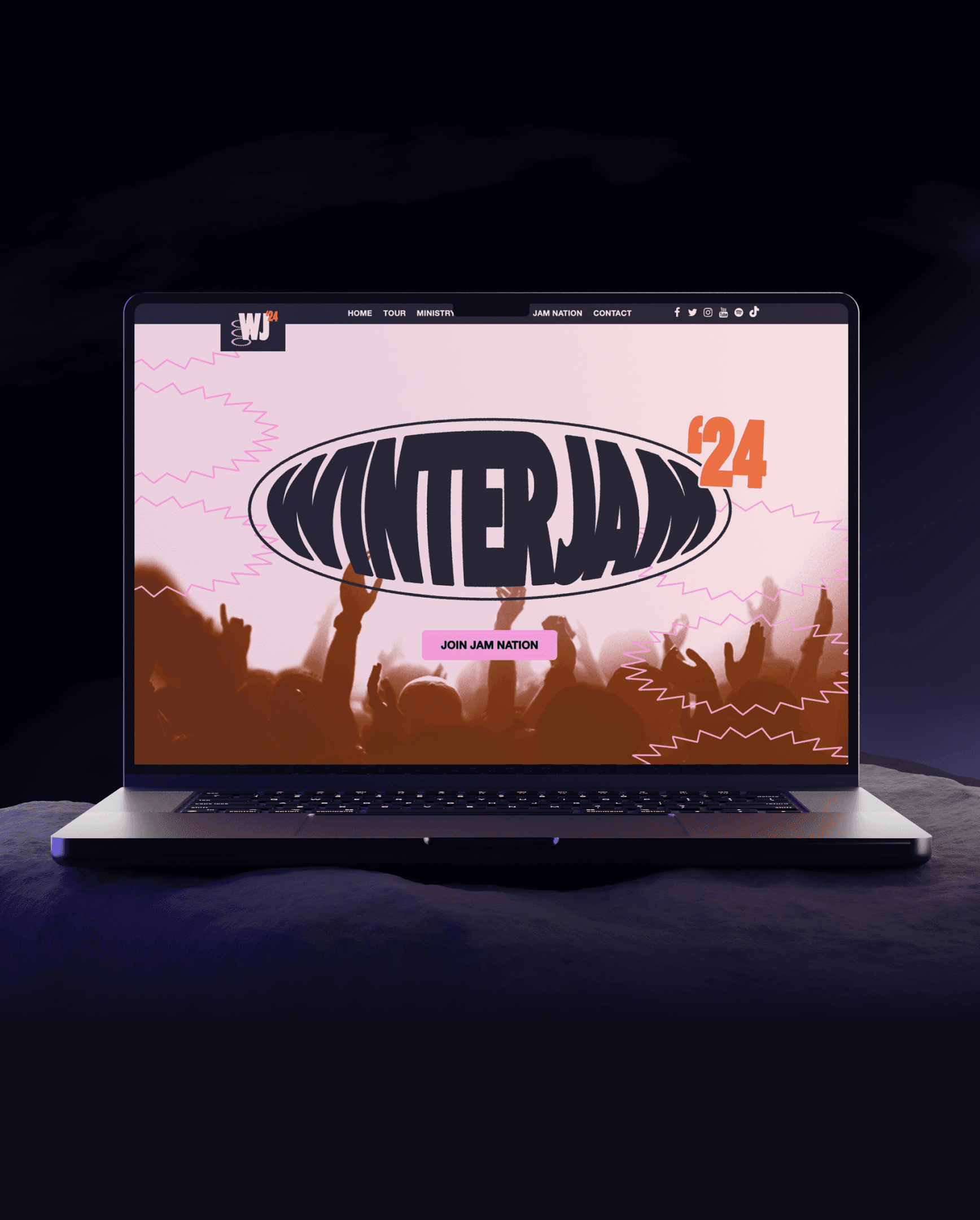 Winter Jam 24' homepage