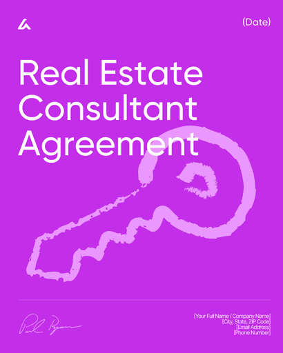Real Estate Consultant Agreement