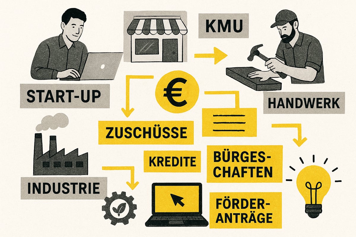 Förderarten und Förderprogramme im Vergleich
