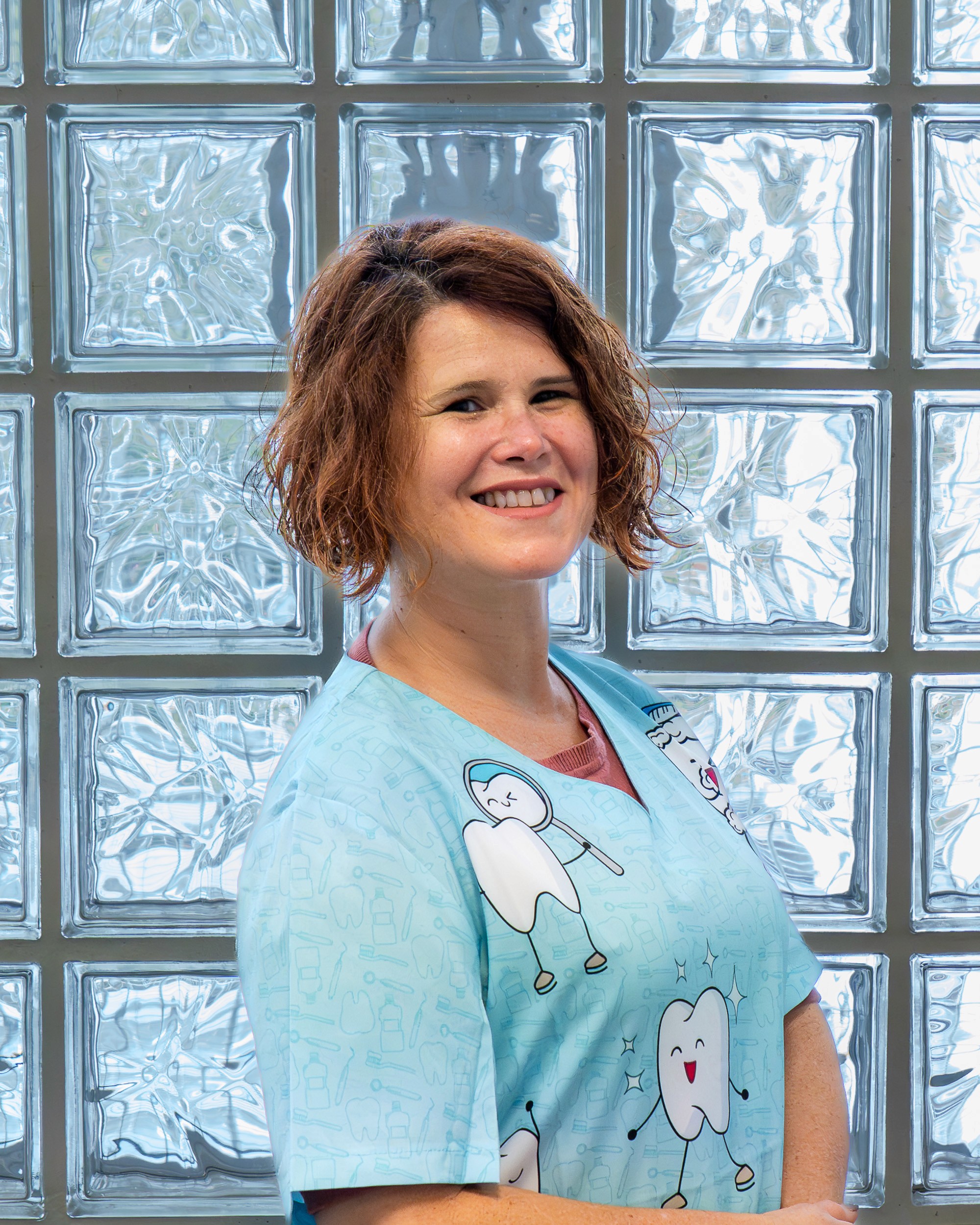 Mónica Cabral, assistente dentária na Clínica Helena Arruda