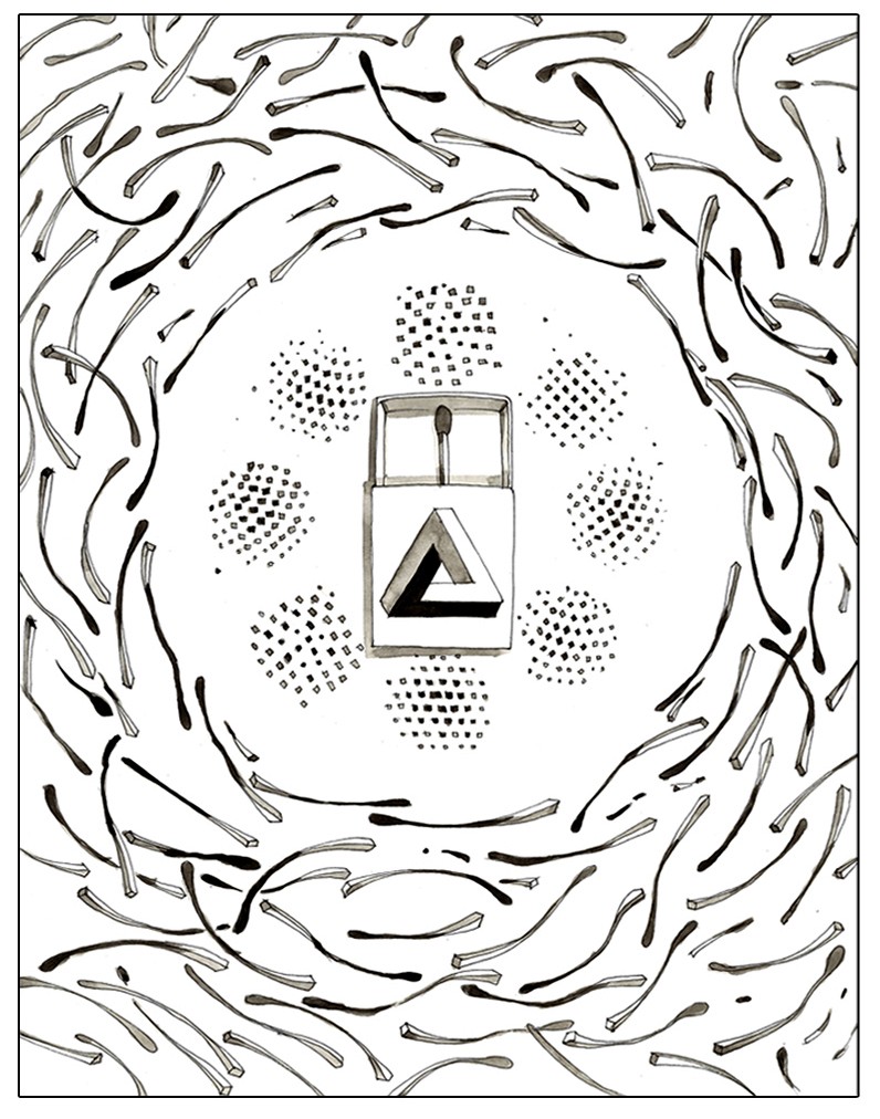 herd of sheep on road painting