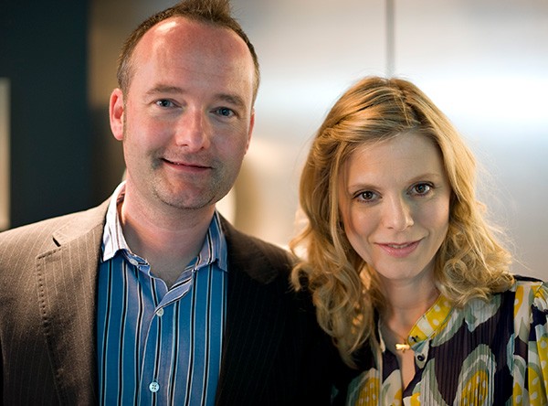 With Emilia Fox from Silent Witness