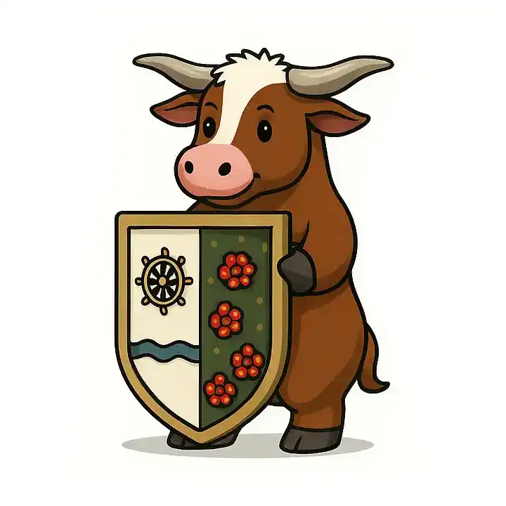 driekwart zicht op de geïllustreerde figuur