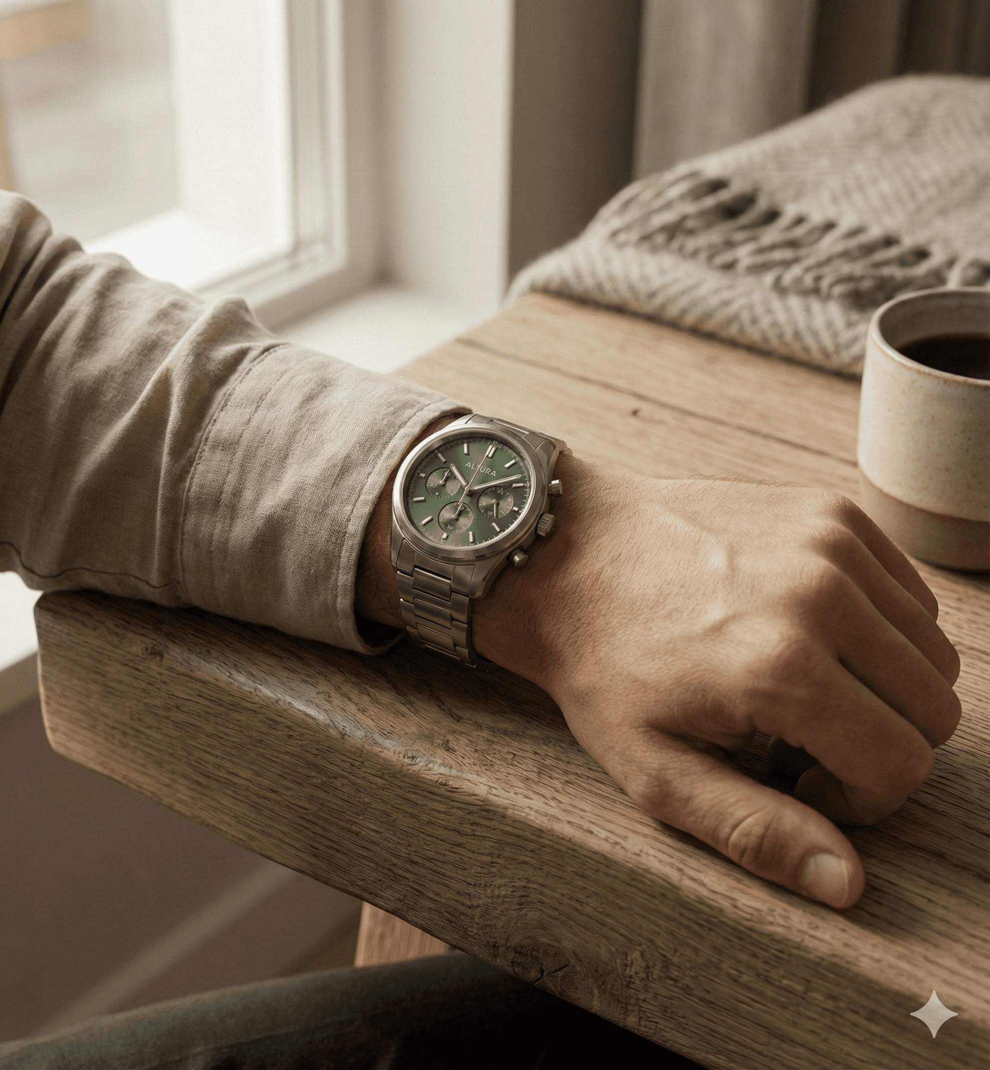 ALTURA watch on a man's wrist