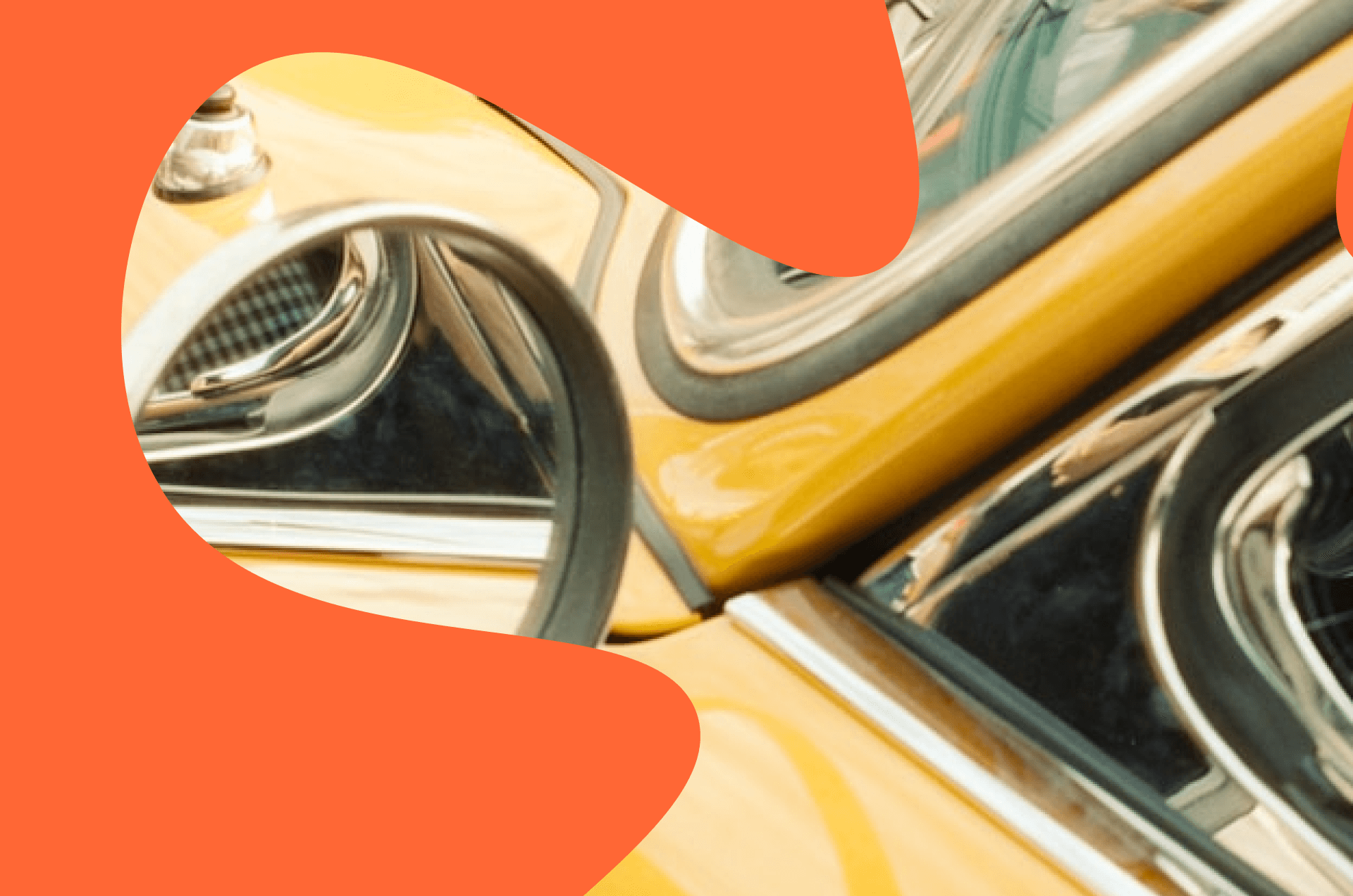 Classic yellow car with orange cutouts, illustrating nimble Dreamdata alternatives accelerating B2B attribution accuracy in 2026