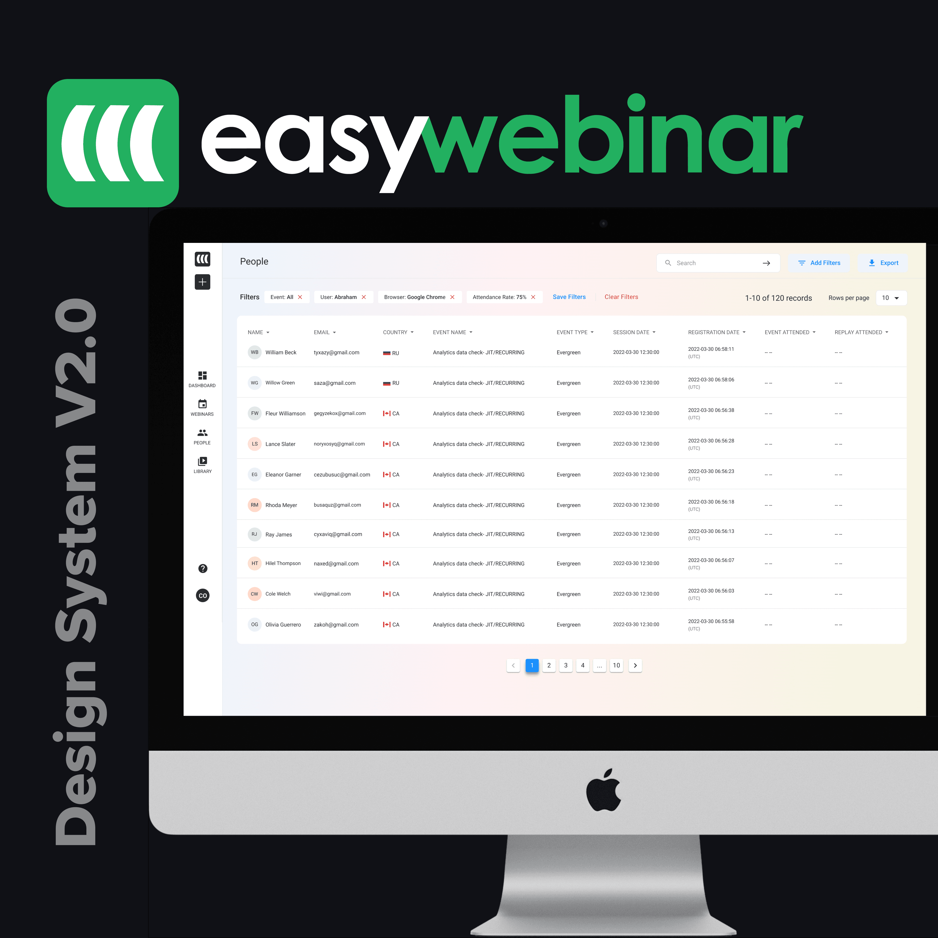 Easywebinar Design System