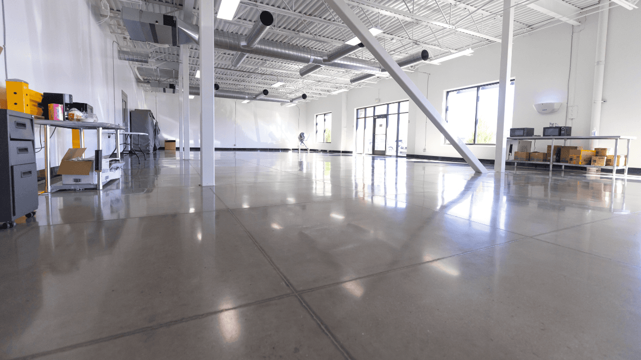 Concrete Coating in Warehouse