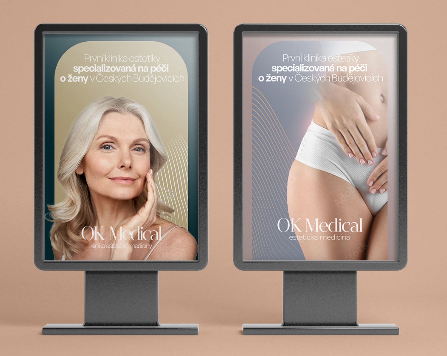 Plakát s logem OK Medical