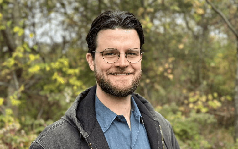 Man smiling at camera