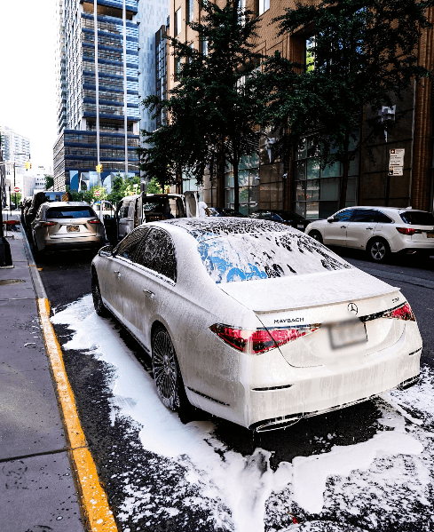 Dashboard and console detailing deep clean NYC auto detailing service