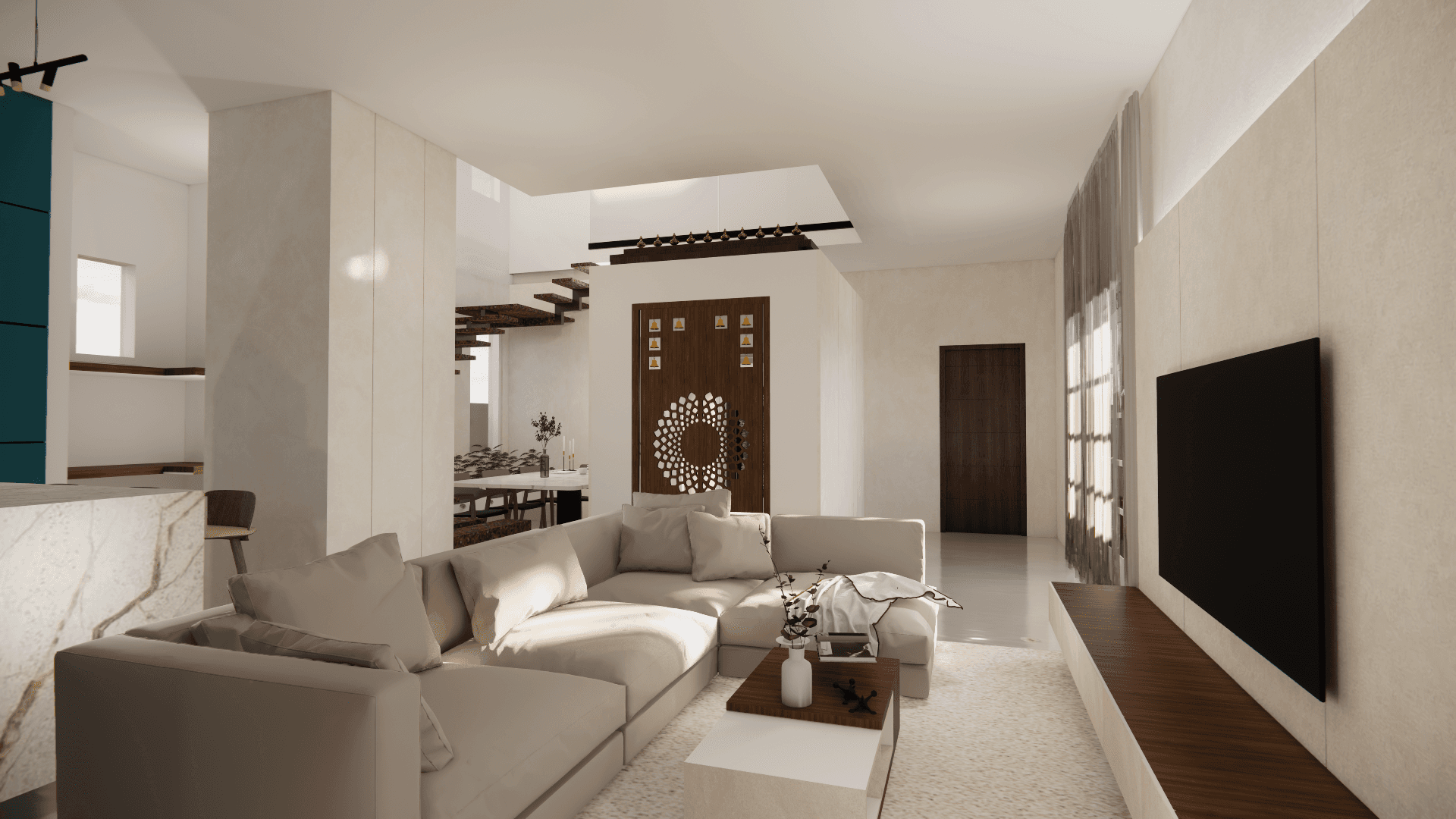 Project showcase image featuring a modern, refined interior.